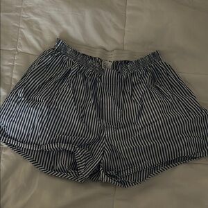 Uniqlo Striped Blue Women's Boxer Shorts